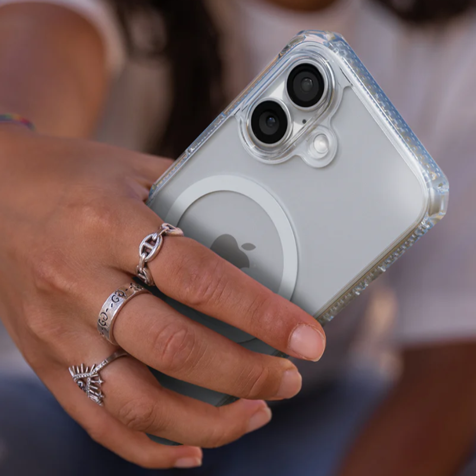 Funda para iPhone 16 Plus ITSKINS HYBRID R Transparente con MagSafe