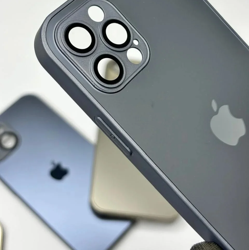 Funda para iPhone 16 AG Glass con Protector de Cámaras y MagSafe - Negro