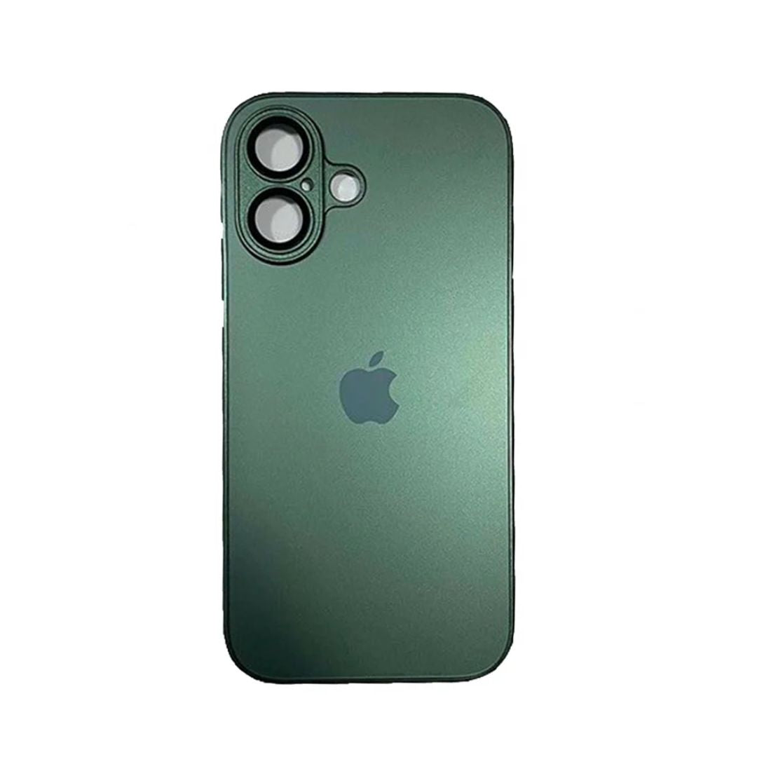 Funda para iPhone 16 Plus AG Glass con Protector de Cámaras y MagSafe - Verde