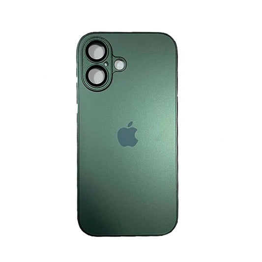 Funda para iPhone 16 AG Glass con Protector de Cámaras y MagSafe - Verde