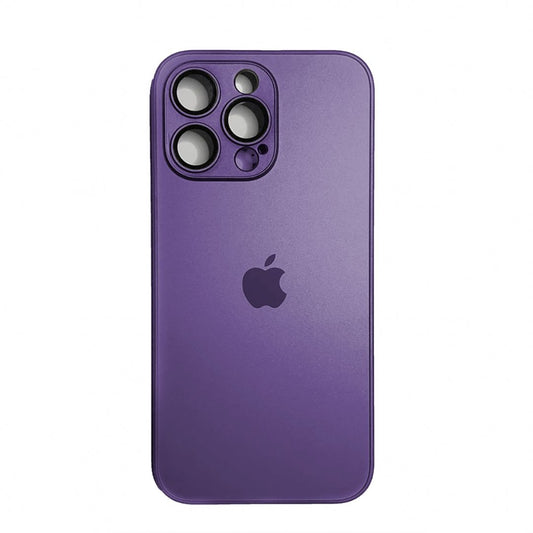 Funda para iPhone 14 Pro Max AG Glass con Protector de Cámaras y MagSafe - Morado
