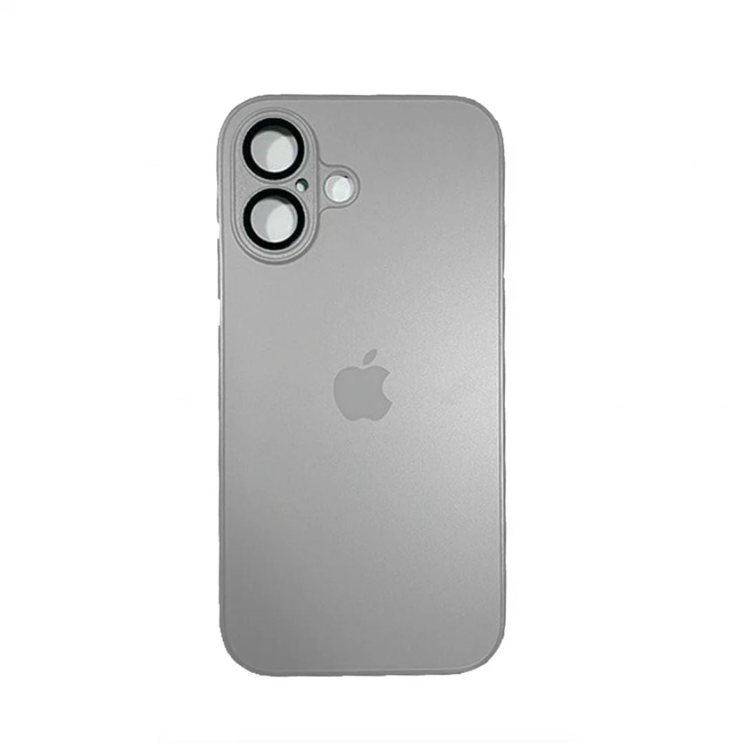 Funda para iPhone 16 AG Glass con Protector de Cámaras y MagSafe - Gris