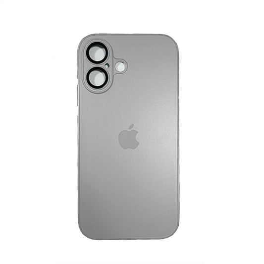 Funda para iPhone 16 Plus AG Glass con Protector de Cámaras y MagSafe - Gris