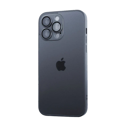 Funda para iPhone 16 Pro AG Glass con Protector de Cámaras y MagSafe - Negro