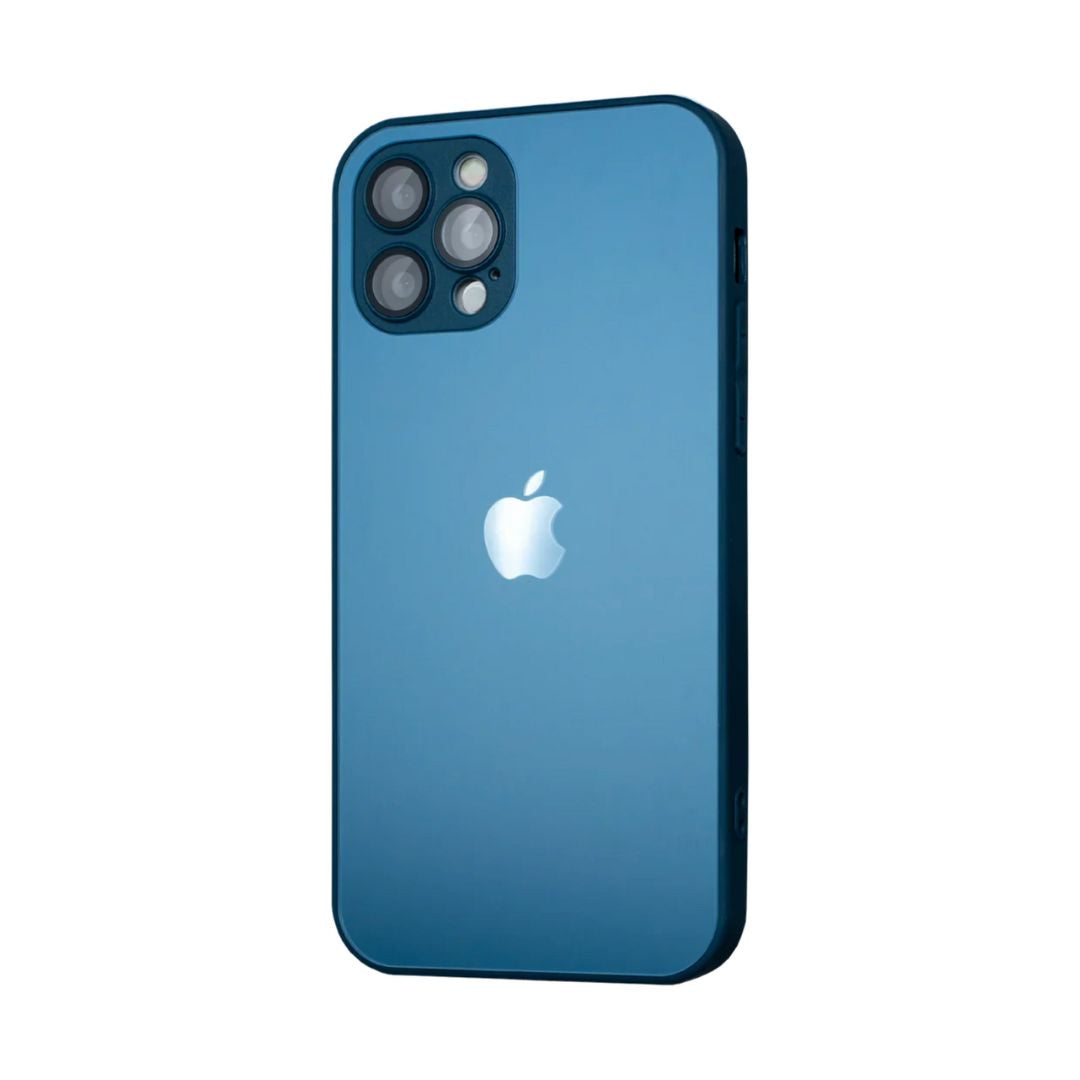 Funda para iPhone 16 Pro AG Glass con Protector de Cámaras y MagSafe - Azul