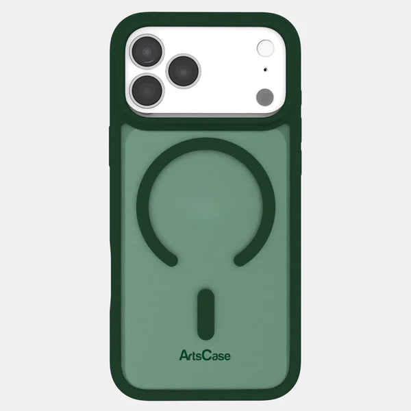 Funda para iPhone 17 Pro Max ArtsCase con MagSafe – Impact Hybrid Verde