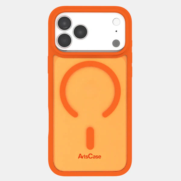 Funda para iPhone 17 Pro Max ArtsCase con MagSafe – Impact Hybrid Naranja