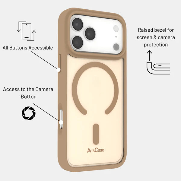 Funda para iPhone 17 Pro Max ArtsCase con MagSafe – Impact Hybrid Arena