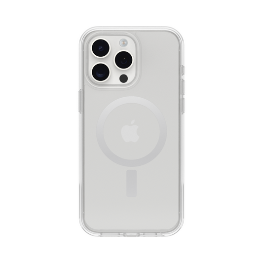 Funda para iPhone 15 Pro Max Symmetry+ Transparente con MagSafe