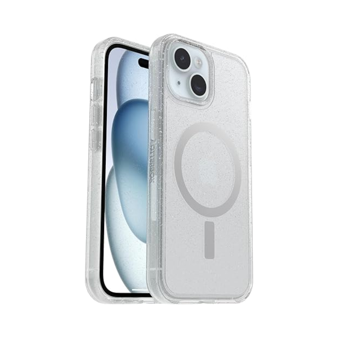 Funda para iPhone 15, iPhone 14 y iPhone 13 Symmetry+ Transparente Escarchado con MagSafe