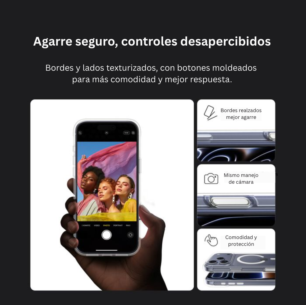 Funda para iPhone 17 Air Belkin SheerForce Transparente con Magsafe