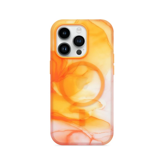 Funda para iPhone 14 Pro Figura con MagSafe - Naranja