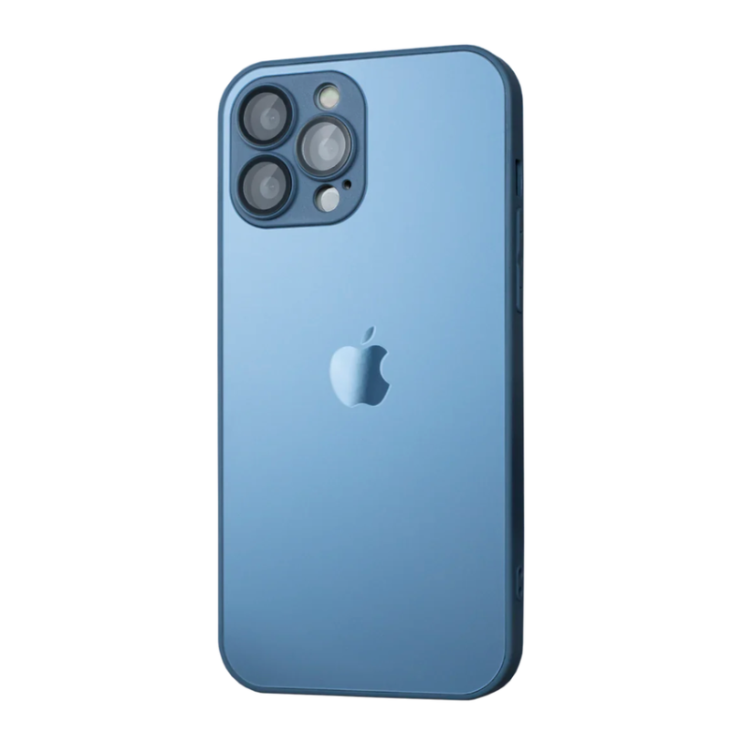 Funda para iPhone 16 Pro AG Glass con Protector de Cámaras y MagSafe - Celeste