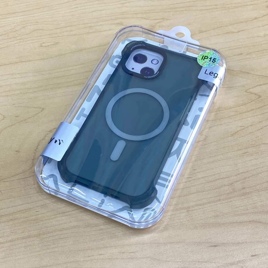 Funda para iPhone 14 Pro Legacy Bounce con MagSafe - Gris con bordes escarchados