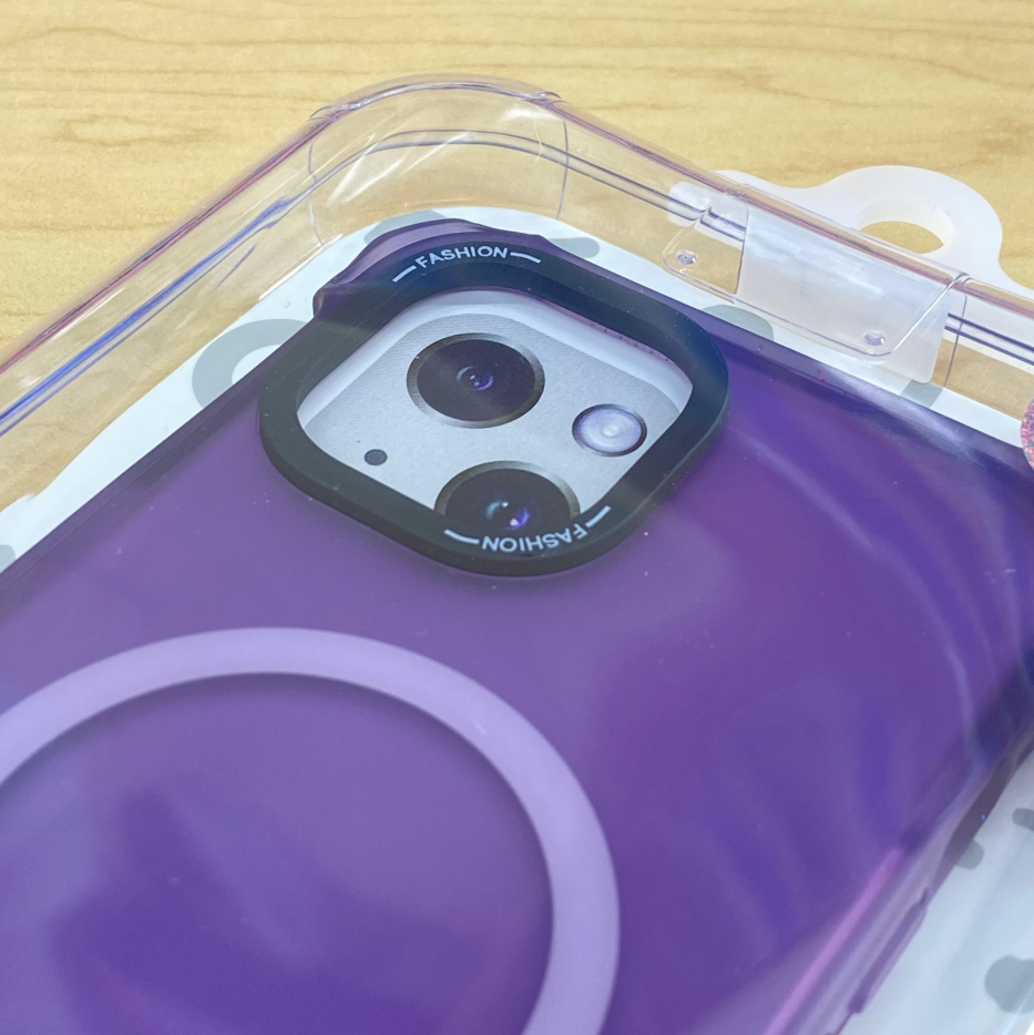 Funda para iPhone 14 Pro Max Legacy Bounce con MagSafe - Morado con bordes escarchados