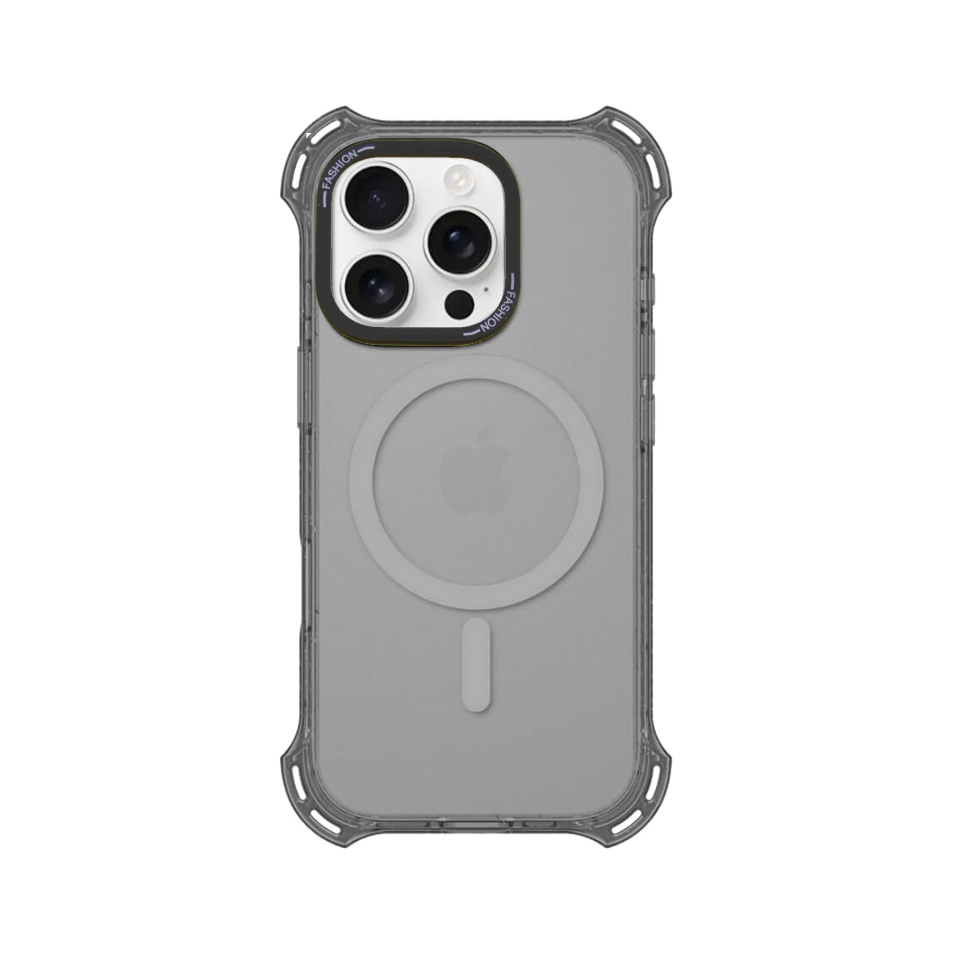 Funda para iPhone 14 Pro Legacy Bounce con MagSafe - Gris con bordes escarchados