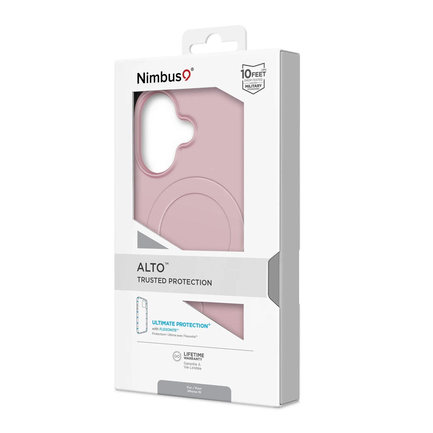 Funda para iPhone 16 Nimbus9 Alto 2 con MagSafe - Rosa